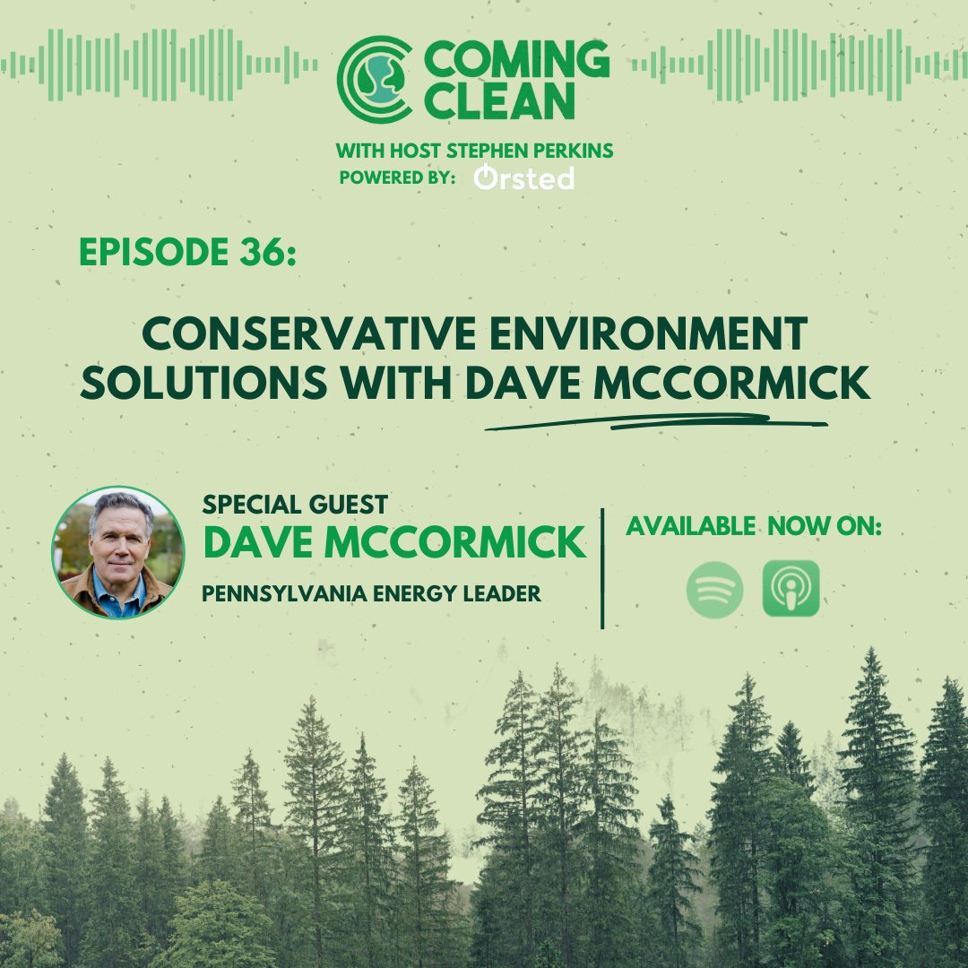 'I couldn't think of a better way to achieve the goals of security, economic growth, and environmental protection than nuclear energy.' - PA Energy Leader Dave McCormick ☢️🌲🇺🇸 Our full interview is available now anywhere you listen to podcasts: acc.eco/coming-clean/