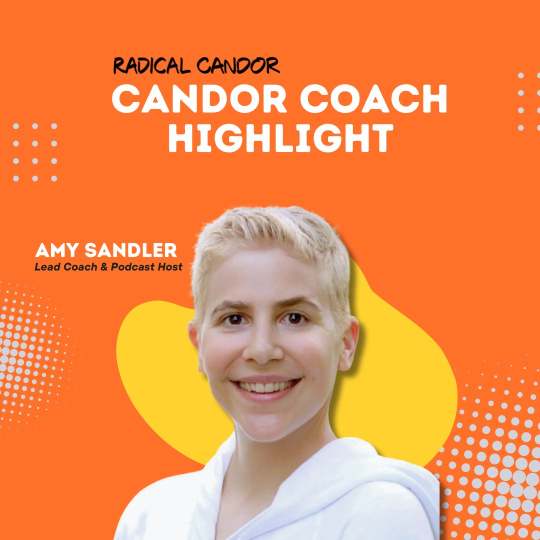 Explore Radical Candor with lead coach and podcast host Amy Sandler! With 20+ years of expertise, she's empowering companies worldwide. 🧡 Book now: [bit.ly/4ahyGFx] #RadicalCandor #LeadershipDevelopment