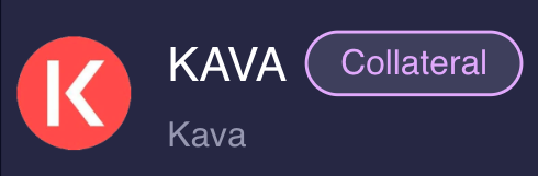 New asset spotted👀 @KAVA_CHAIN's KAVA is now on UX LTV: 0.55; LT: 0.6