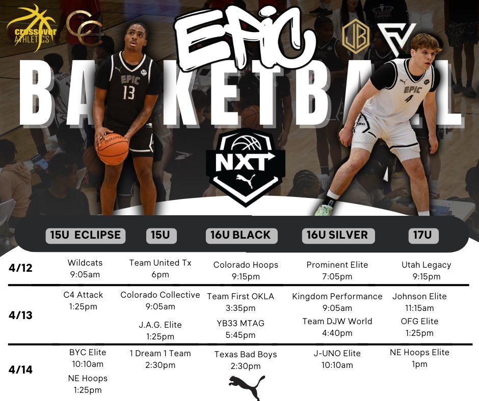 @NxtProHoops We Coming… #BeEPIC @NXTPROHoopsSW | @PUMAHoops | @PRO16League | @shanku_nair | @EthanPiechota | @FredVanVleet | @JtKohout