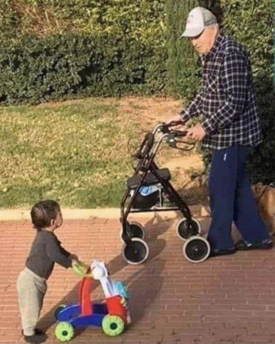 “Sweet ride, bro.” “Thanks, pops.”