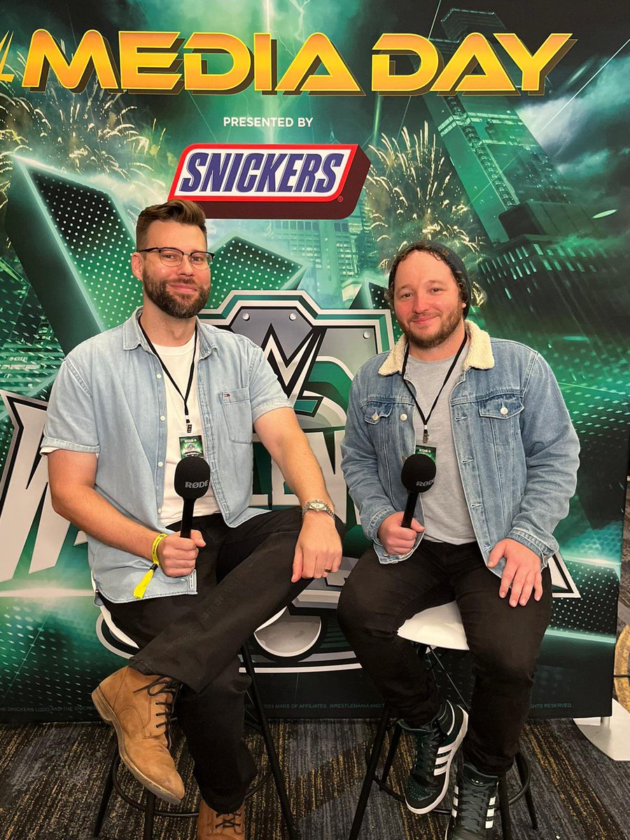 Amazing time in Philly for #WrestleMania representing @BWGSpod Thanks so much to @2K_ANZ and @WWEgames for the chance to be in the room. Ticked so many things off the bucket list. Much more to come in the future. #WWE2K24 #FinishYourStory
