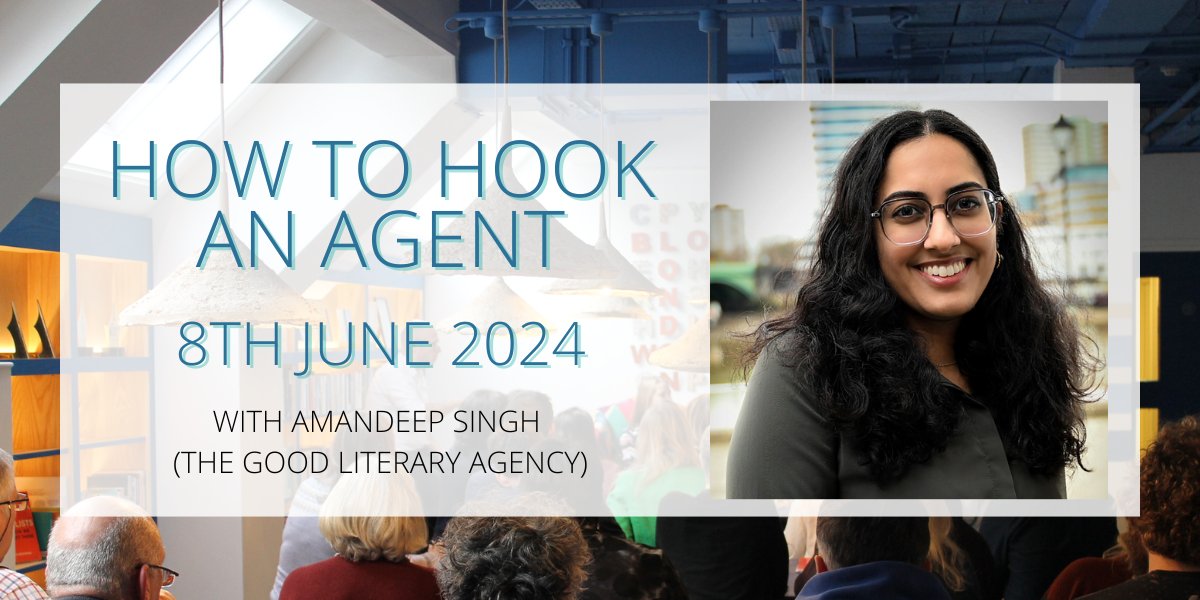 Amandeep Singh #literaryagent at @thegoodagencyuk is going to offering advice and one-to-ones at our next How to Hook an Agent event! Amandeep has a passion for championing debuts, amplifying underrepresented voices and working editorially!

Book now: writersandartists.co.uk/events-and-cou…