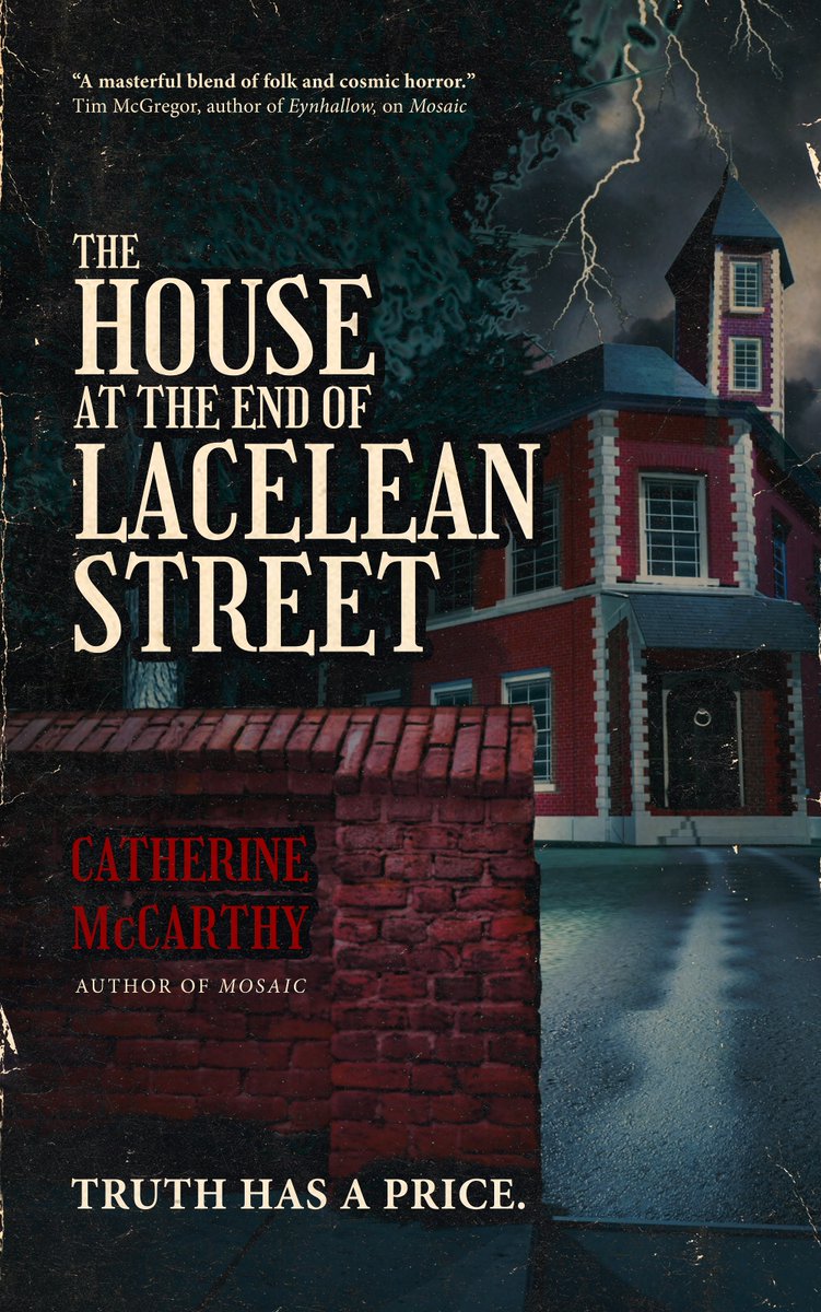 Just finished recording a podcast with the ever-so-generous, hugely likable and talented writer @LCMarinoWrites. We talked about the release of The House at the End of Lacelean Street which publishes a week today! Your generosity and time is truly appreciate, Lucas.🙏🖤