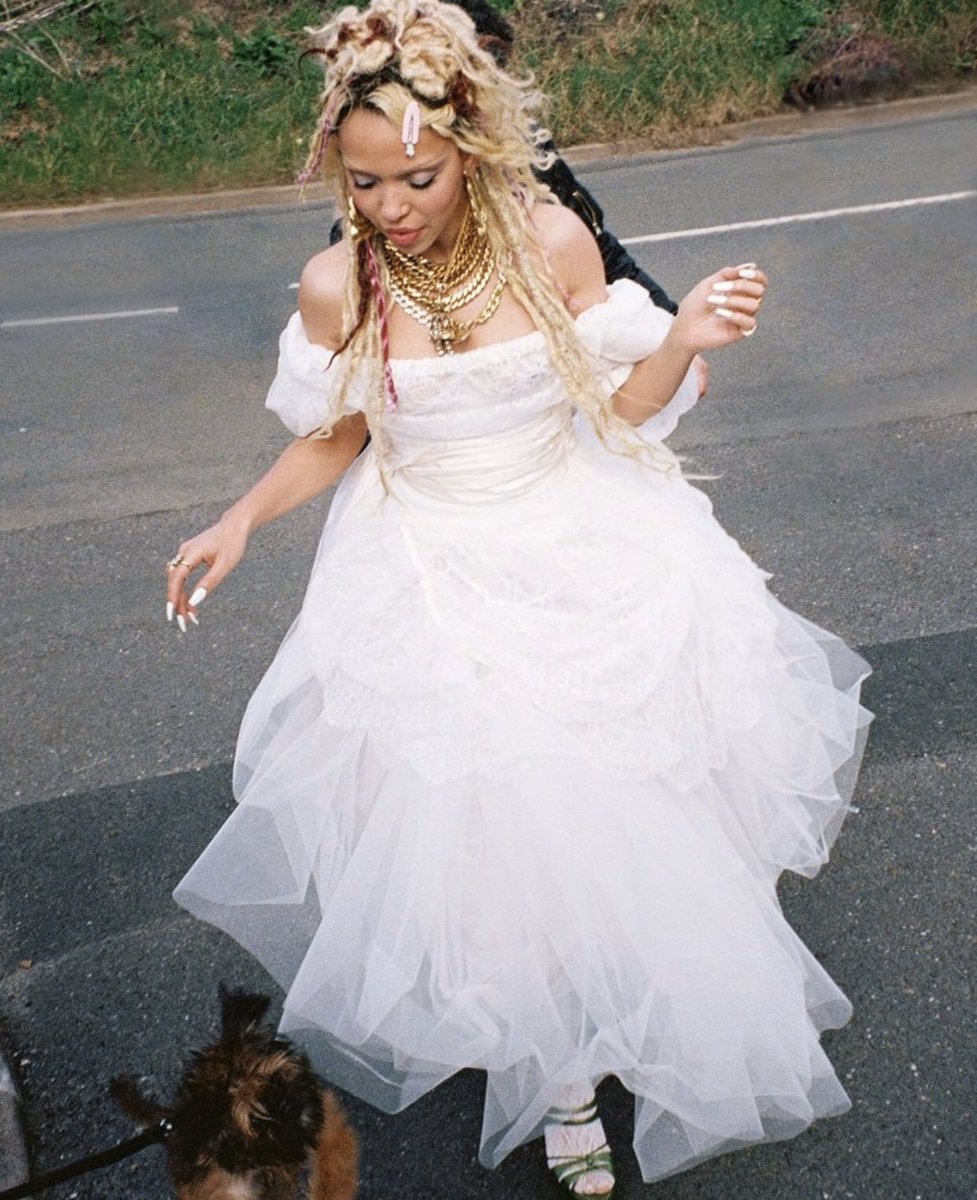 FKA Twigs Wearing Vivienne Westwood Bridal Dress for ‘Bliss’ Music Video (2022)