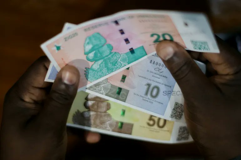 ICYMI: #Zimbabwe’s central bank has launched a new currency called Zim Gold (ZiG) as it tackles its sky-high inflation. The currency will be backed by gold, precious minerals and foreign currencies. Read more: t.ly/GR7DR #theafricandreamdotnet #Werisetogether