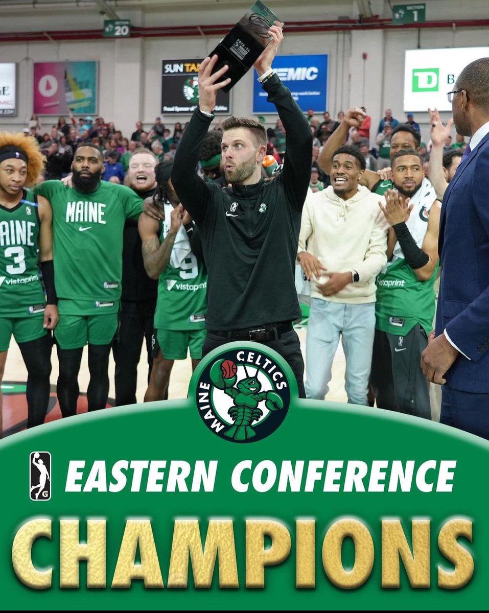 THE @MaineCeltics AREN’T DONE YET💪
They are finals bound 🏆 First team to make #NBAGLeagueFinals in franchise history.