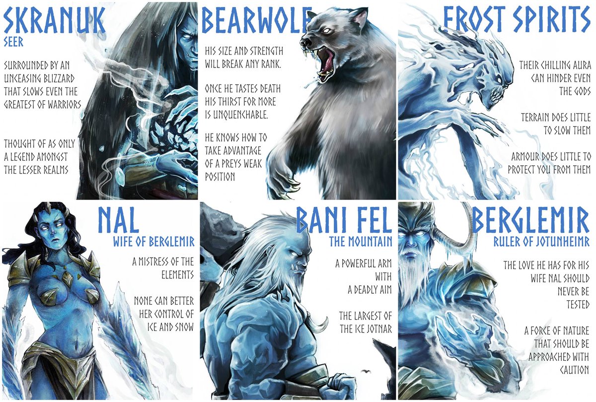 Ice Jotunn
War of The 9 Realms
bit.ly/48AVEWc
#warofthe9realms #norse #jotunn