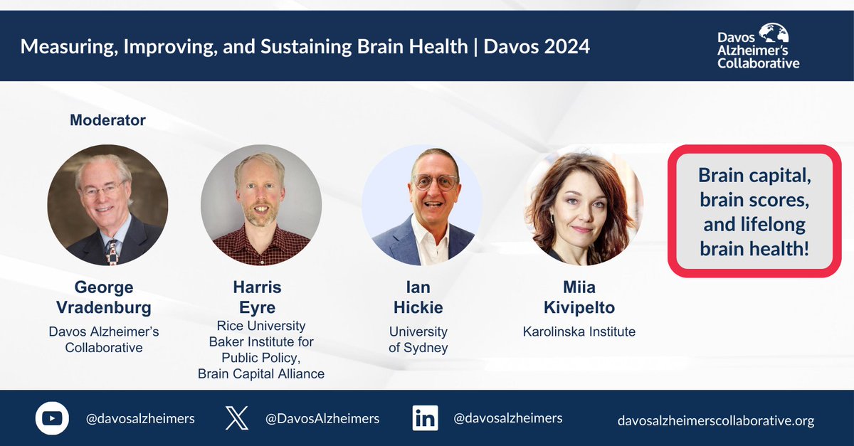 Check out the first episode of Brain Health News! Episode 1 features a thought-provoking conversation on the critical importance of brain health across the lifespan with Miia Kivipelto, Ian Hickie, Harris Eyre, and DAC Founding Chairman George Vradenburg.