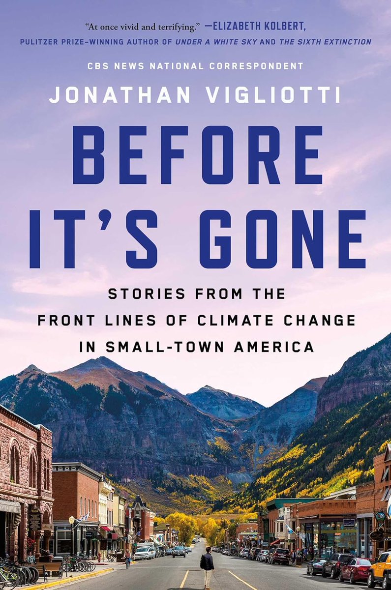 Happy publication week to @JonVigliotti, globetrotting CBS News correspondent and now author. Personal, provocative, empathetic, and ultimately optimistic, his book is the perfect guide to what climate change actually means on the ground, to real people and communities.