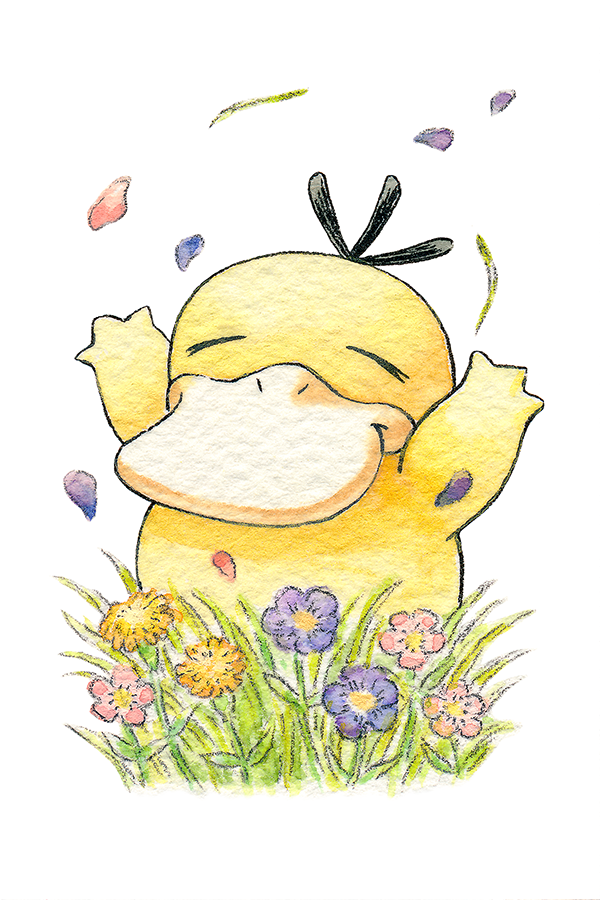 Psyduck is ready for spring!