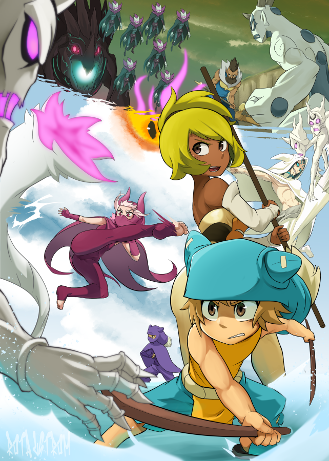 4期の6話テーマのイラストが出来たー #wakfu #wakfus4