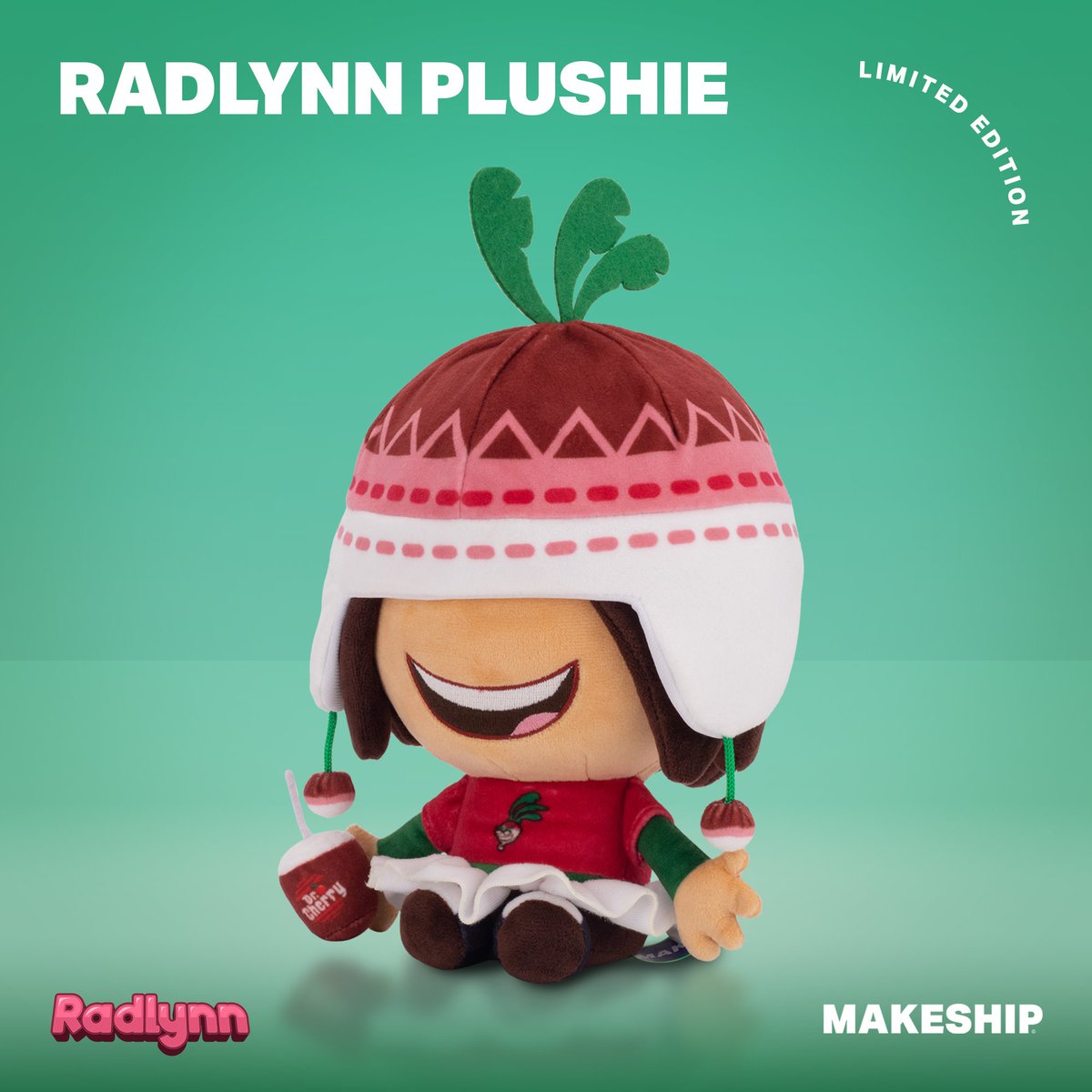Help make Radlynn into a Plushie by supporting our campaign!!! makeship.com/products/radly… ... #fliplinestudios #papalouie #makeship #plushie