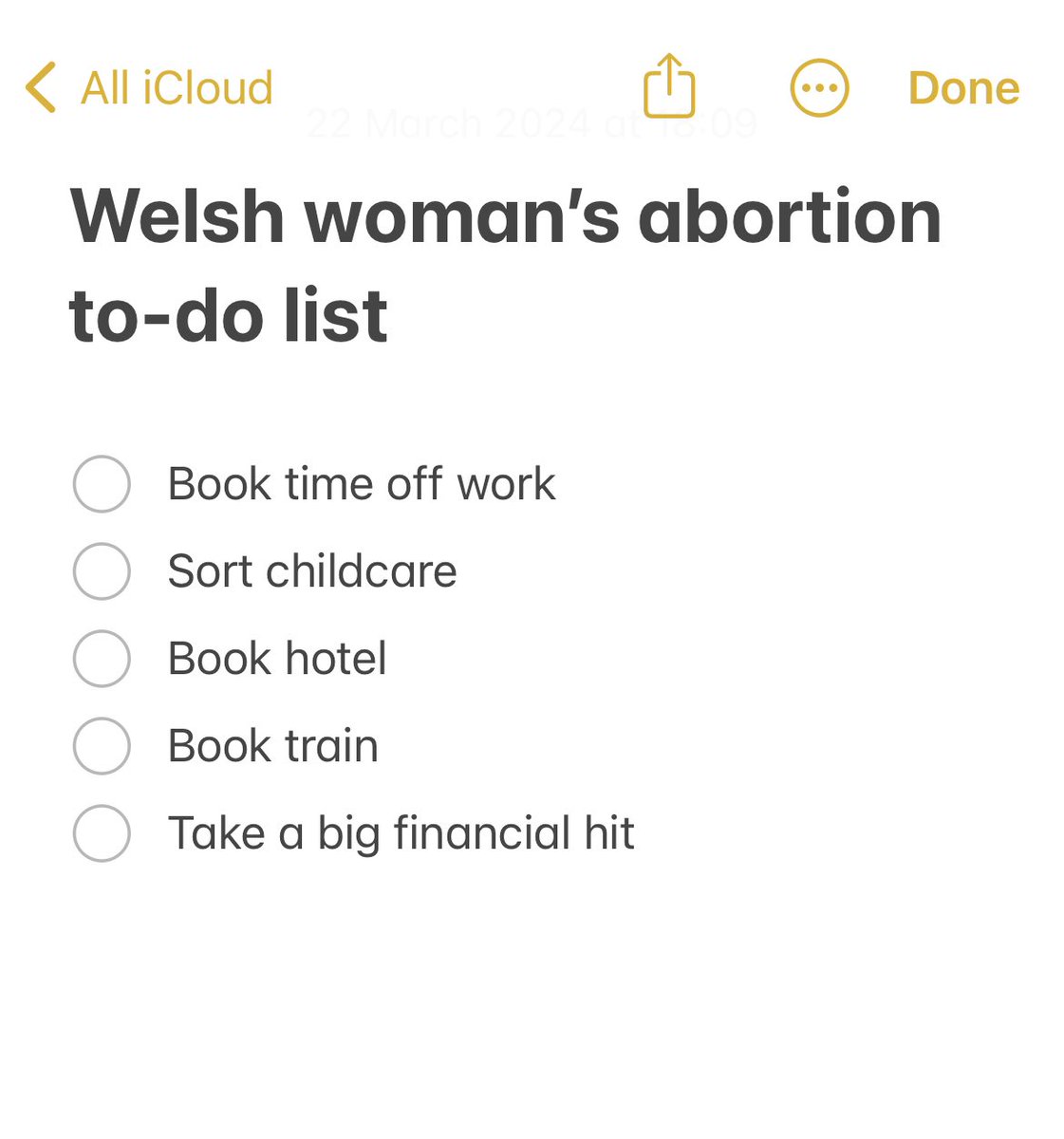 @GuiltFemPod In many parts of Wales there’s no abortion care beyond 9 weeks and after 18 weeks there is no care available at all. Women being sent to England and forced to pay hundreds for travel and accommodation. Sign our petition for safe, local abortion care bit.ly/3IYAiYH