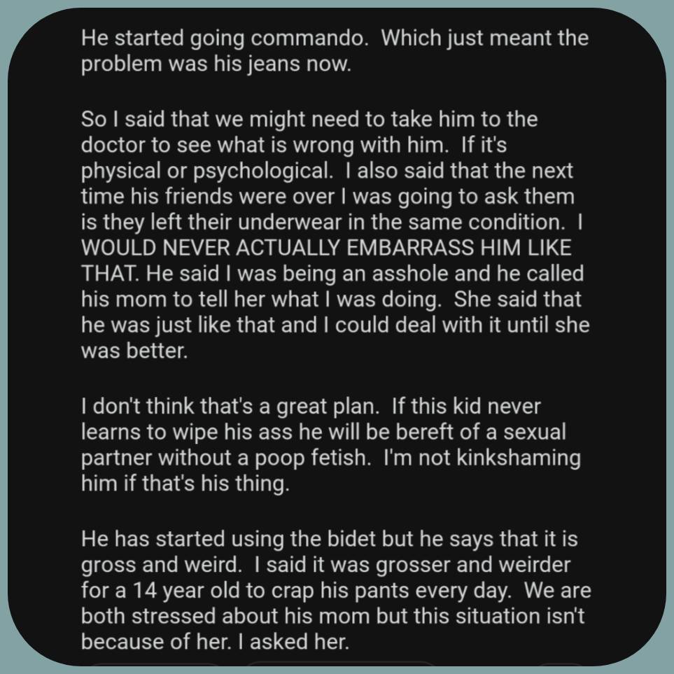 This dad is doing his son a solid.