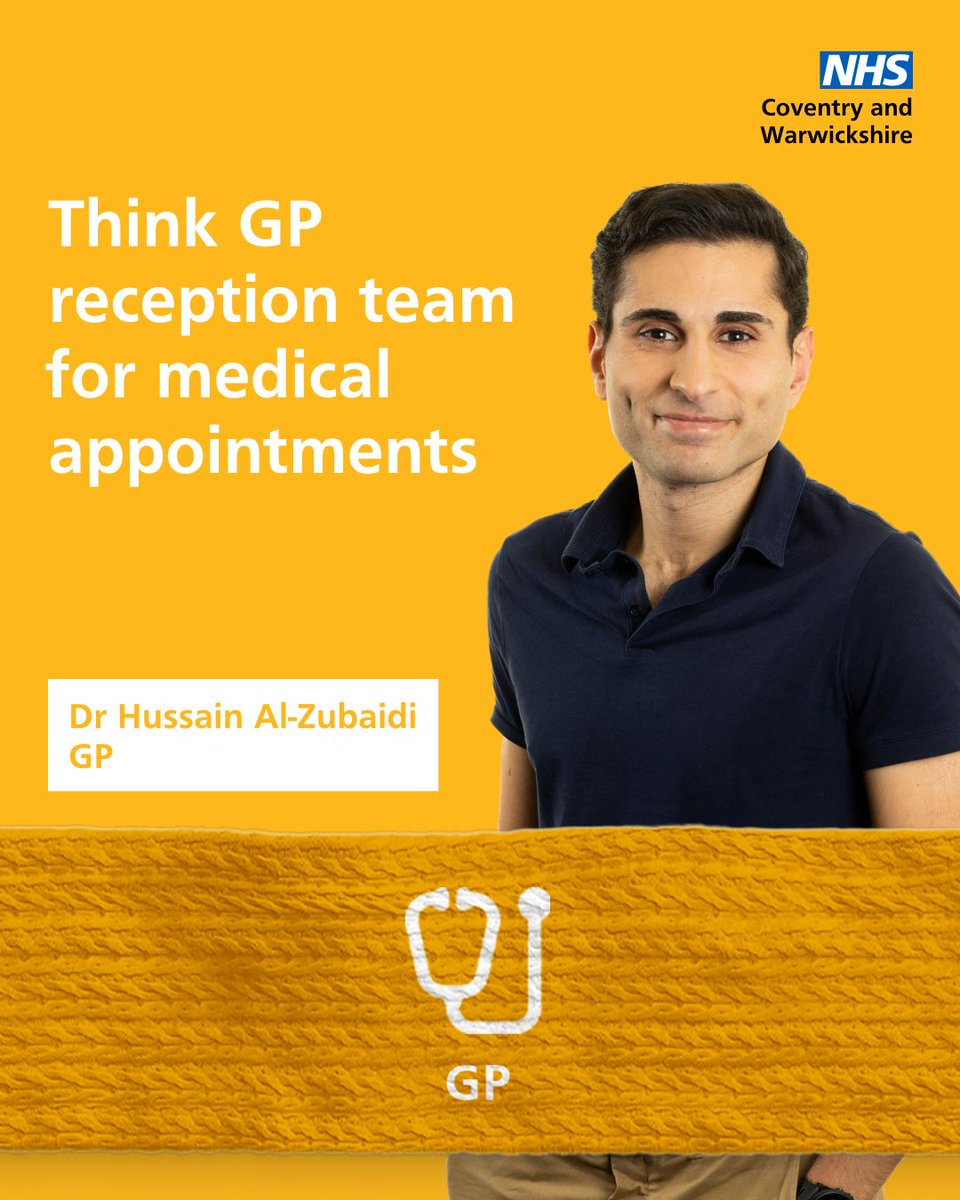 If you need to see your GP you can request an appointment via your GP's website, the NHS app, over the phone or in person. However you choose to contact them, your GP's reception team is best placed to help identify which health professional or local service can best help you.