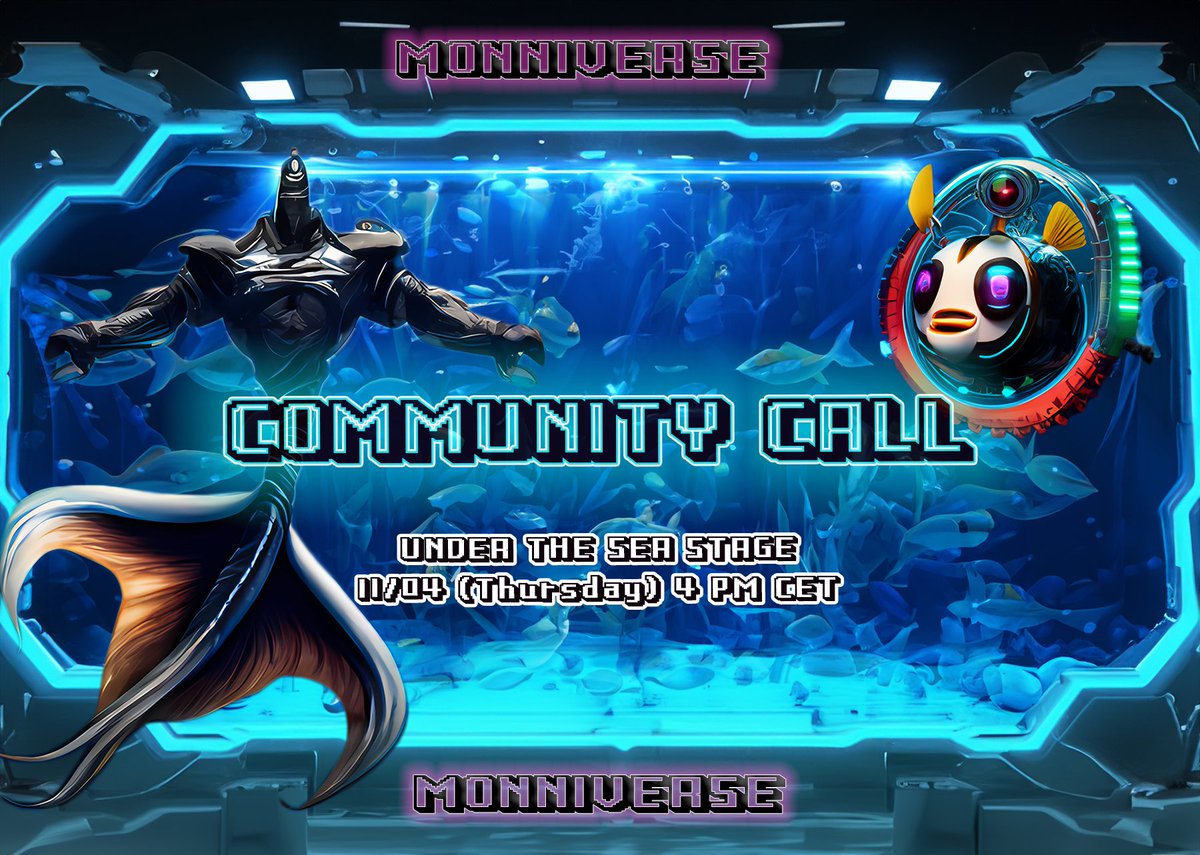 Shello amazing creatures, YOU CANNOT MISS THURSDAY COMMUNITY CALL! THERE IS A HUGE ALPHA COMING FOR THE PHAVER LAGOON COMMUNITY, AND IT IS BETTER THAN YOU THINK! 🐚11/04, 4pm CET 🧜MONNIVERSE DISCORD UNDER THE SEA VOCAL STAGE! discord.gg/TYZnJhFbs2 DO NOT MISS THIS ONE