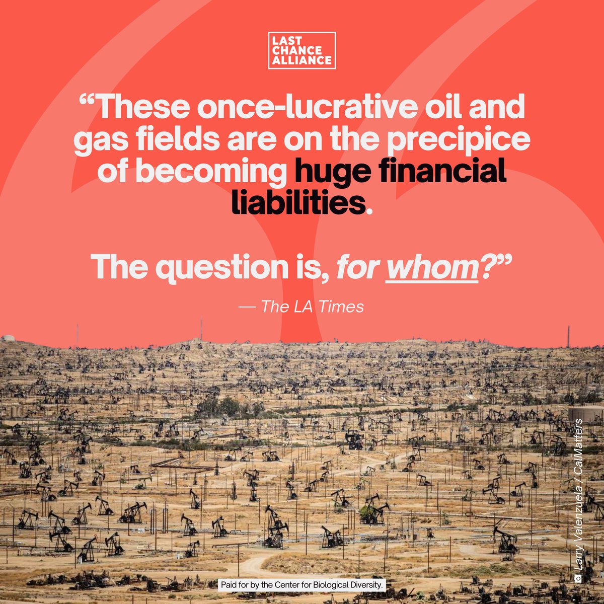 The answer sure as hell shouldn’t be “California taxpayers.” It’s time for Big Oil to grow up and clean up their own mess.