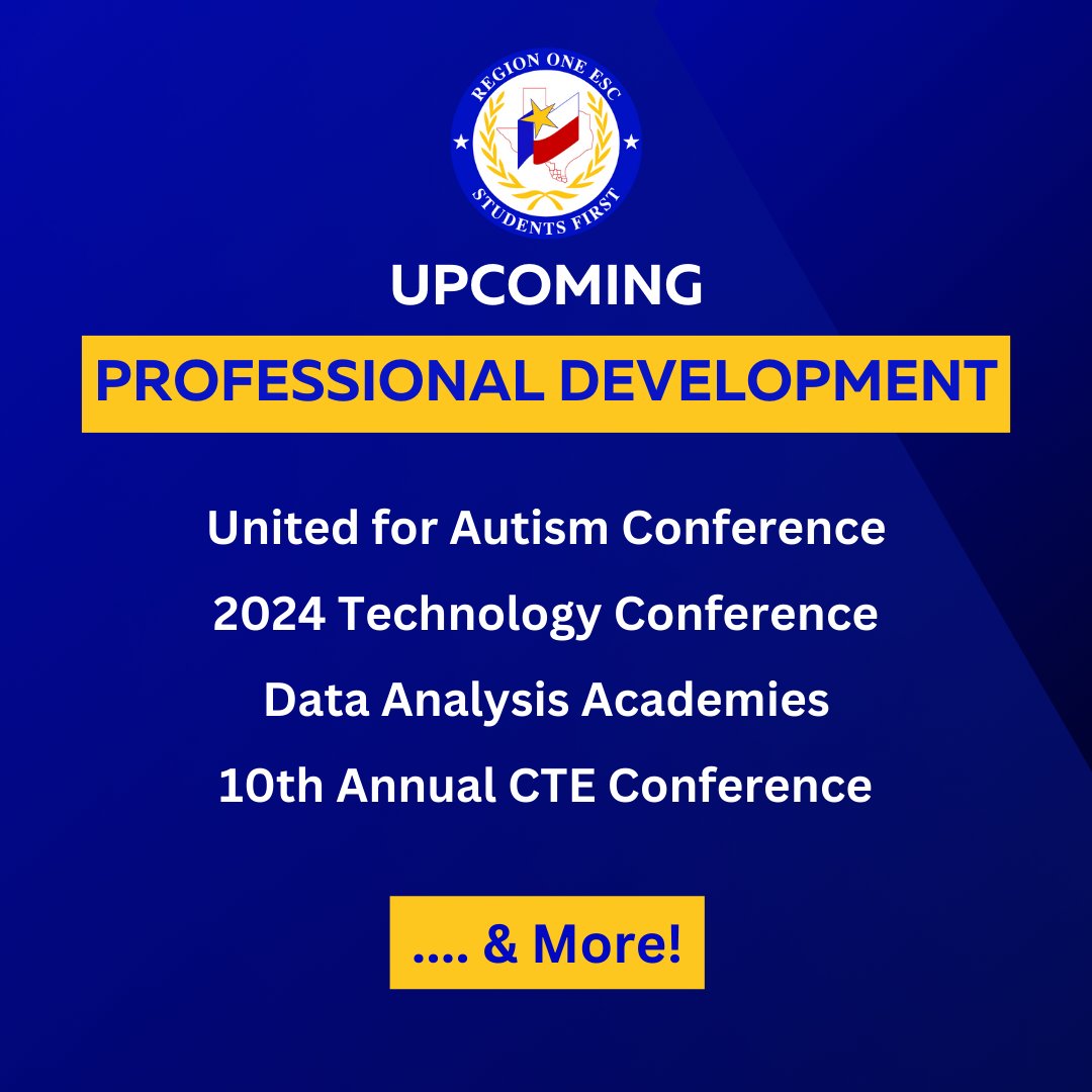 📅 Plan for these can't-miss learning opportunities. You don't want to miss them: ow.ly/EVBb50RbAy9. ⭐️ Need help with the Teacher Incentive Allotment? Register for a Data Academy before April 30 to attend for free.