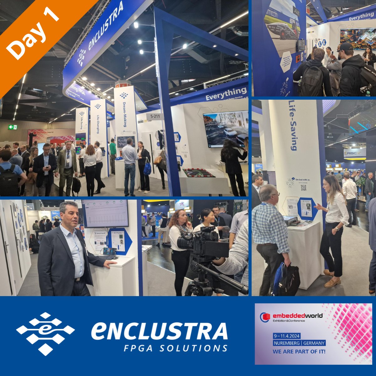 Enclustra's tweet image. 🚀Day 1 wrapped &amp;amp; we&apos;re thrilled!

Met amazing people &amp;amp; sparked engaging conversations about the #FutureOfTechnology.
🔜 Excitement builds for tomorrow&apos;s #LaunchEvent of #PlutoXZU20🛰️ 14:30-15:30 CET.
Ready for more innovation &amp;amp; connections at Booth 5-211!

#ThankYou #EW2024