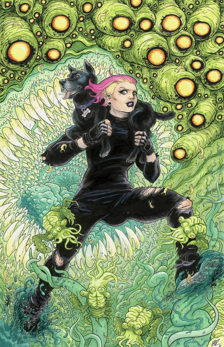 #PortfolioDay Hello, I'm Ross Radke, comic writer &amp; artist. I created the kaiju anthology comic series Stomped, WebToon series SpandEx and drew the graphic novel Milagro. Available for digital &amp; traditional commissions, character &amp; creature design, comic gigs &amp; sketch cards. 