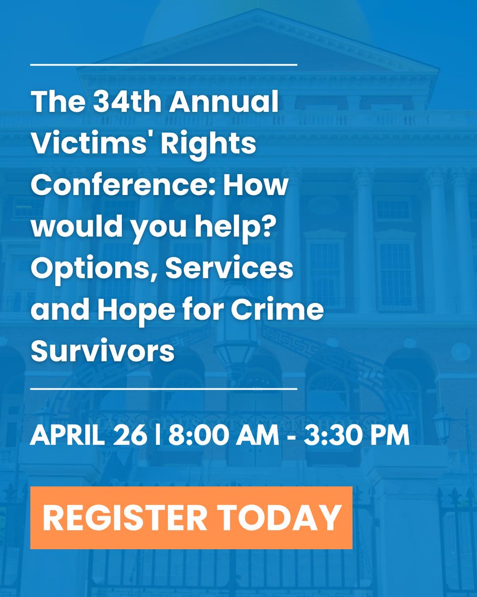 Designed for law enforcement, mental health professionals, victim witness advocates, physicians, nurses, psychologists, community providers and social workers. Learn how to offer support, services, and hope to those who have been impacted by crime: bit.ly/3VMJw1O