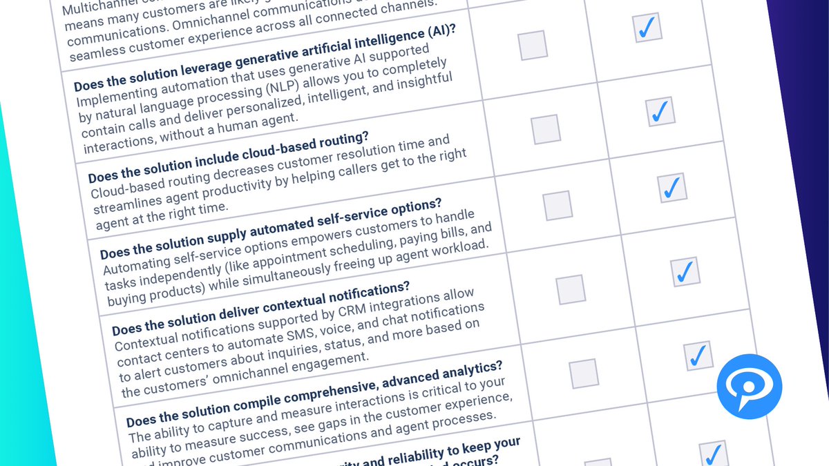 Implementing automation that uses generative AI supported by natural language processing (NLP) allows you to completely contain calls and deliver personalized, intelligent, and insightful interactions, without a human agent. Selecting the right provider is critical to your