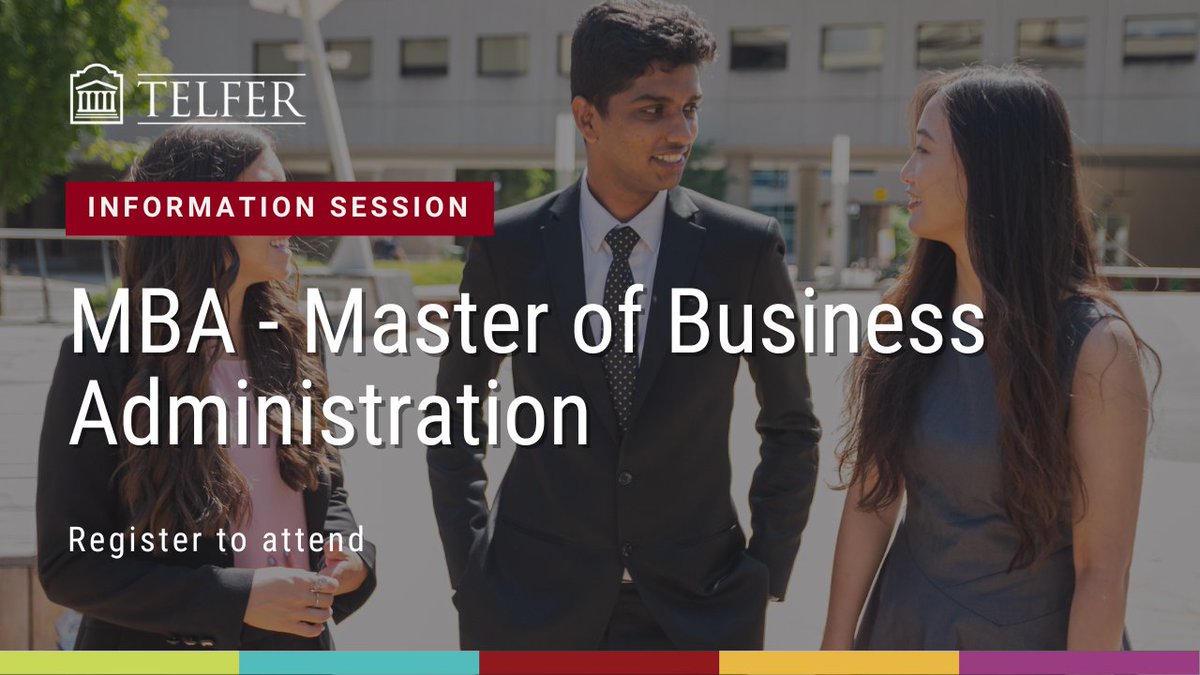 Looking for a customizable #MBA program to enhance your career? 🏢 Tailor your MBA program around a topic like Sustainable Management, #Finance or Management Consulting. Register for a Telfer MBA info session on April 17th (French only) 👉 bit.ly/4cILHt6