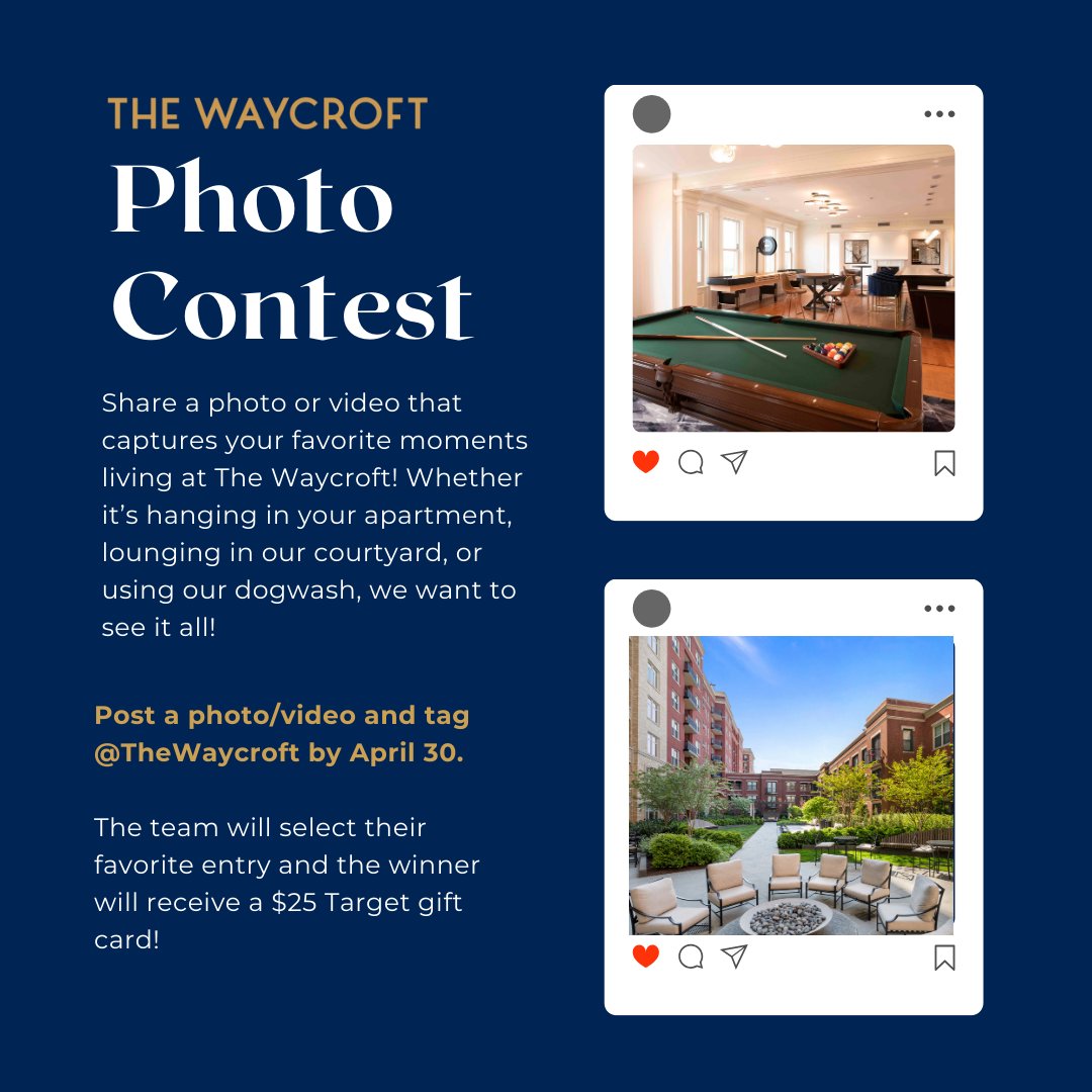 📸 Capture your favorite Waycroft moments in a photo or video, tag us, and you could win a $25 Target gift card! Enter by April 30. #WaycroftMoments