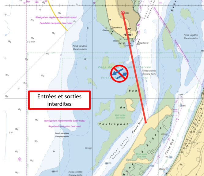 La @premar_ceclant vient d'annoncer l'interdiction des entrées et sorties du bassin d’Arcachon en raison de risques exceptionnels pour la navigation premar-atlantique.gouv.fr/communiques-pr…
