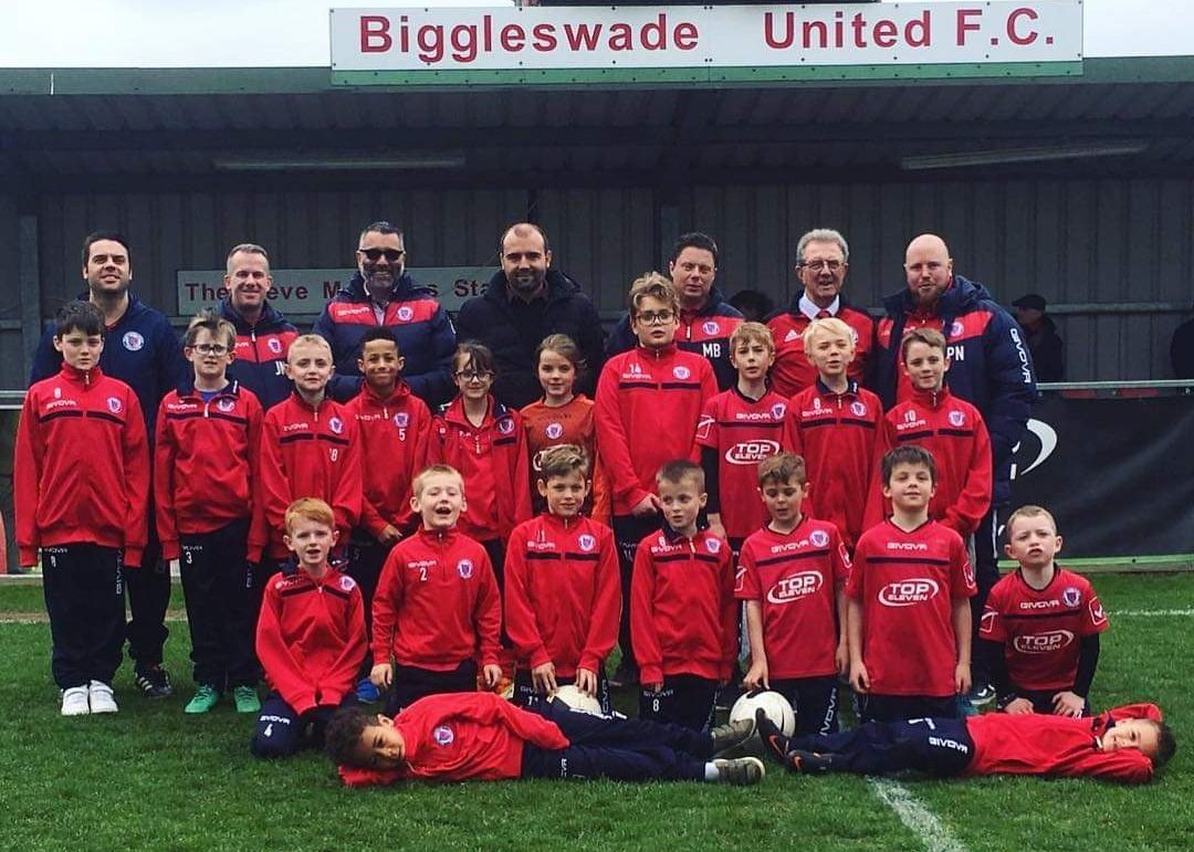 5 years ago, my farewell at @Biggleswadeutd with Peter Dean, a especial person, on the picture. He sadly passed away. He will be remembered this Saturday by all those that met him. Work commitments will mean that I can't attend, my thoughts will be with all. A true gent!