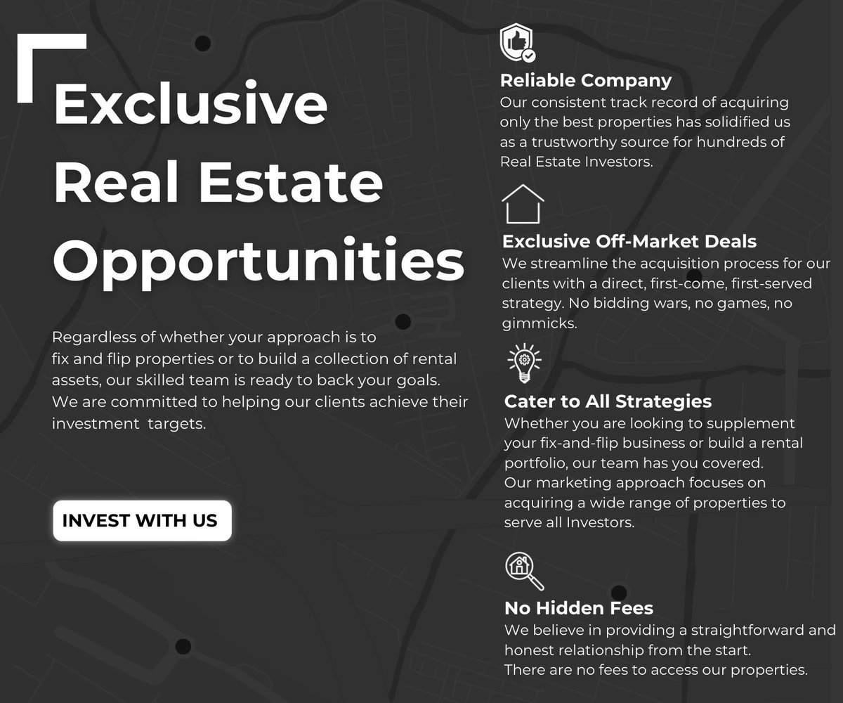 Get the Most Exclusive Real Estate Investing Opportunities!

#investing101 #realinvestors #startinvesting #newinvestors #realestateagent #floridahousingmarket #floridadeals #entrepreneur #invest #floridahomes #businessmen #centralflorida #realestatelife #flippers #homerenovation