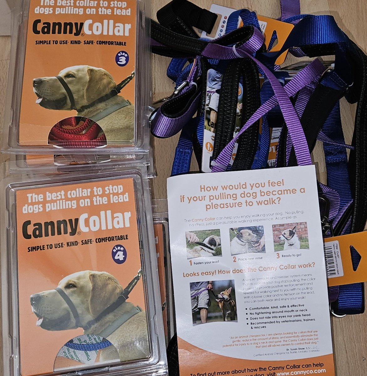 🏅THANK YOU 🏅 to @CannyCompany For sending us lots of Canny collars and leads for our forthcoming Dog Show on the 8th June 2024. Thanks for being so generous and sending so many of these for us. We appreciate the donations 🙏