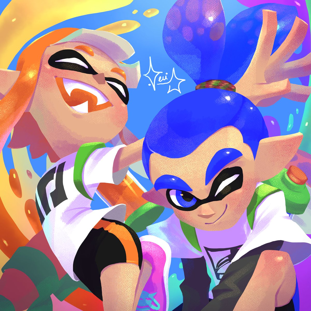 Now and Forever! ☀️
#Splatoon #GoodbyeSplatoon1