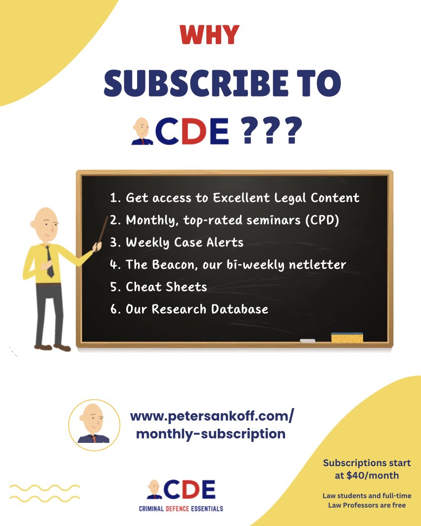 Just in case you were wondering about the advantages of being a CDE subscriber....