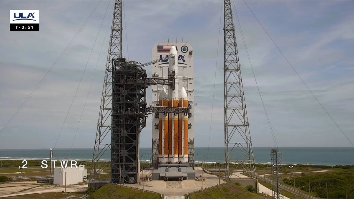 The final 4 minute hold has been released! Godspeed and farewell Delta IV Heavy 👋 #TheDeltaFinale