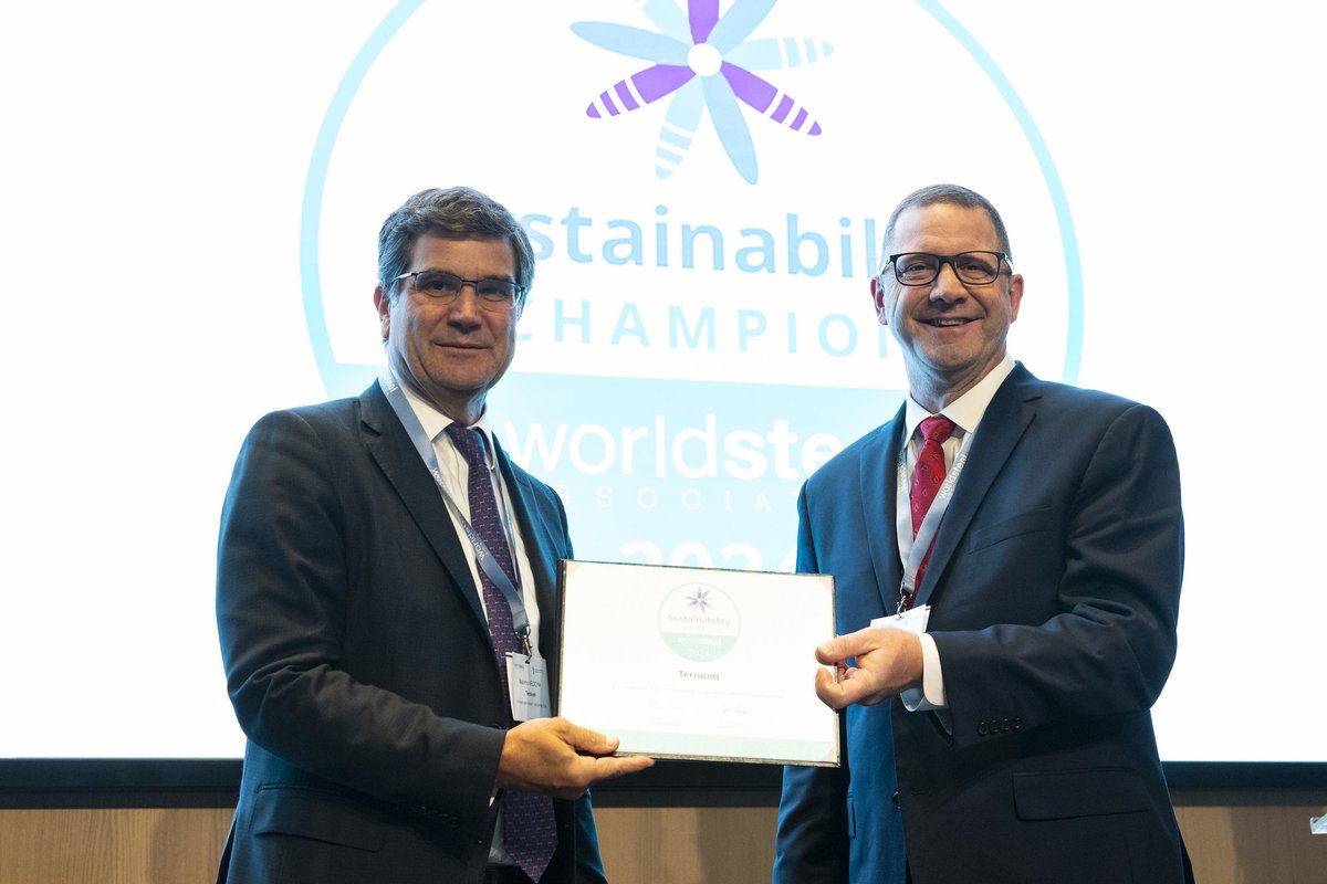 Máximo Vedoya (@maximovedoya) on Twitter photo Por sexto año consecutivo somos Sustainability Champions de <a href="/worldsteel/">worldsteel</a>! Esta distinción reconoce las acciones y compromiso que todos los que formamos parte de Ternium tenemos para un futuro sostenible 🌎 #orgulloternium! Por sexto año consecutivo somos Sustainability Champions de <a href="/worldsteel/">worldsteel</a>! Esta distinción reconoce las acciones y compromiso que todos los que formamos parte de Ternium tenemos para un futuro sostenible 🌎 #orgulloternium!