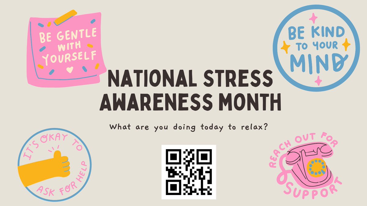 It is Stress Awareness Month. Learning healthy ways to cope and getting the proper care and support can help reduce stressful feelings and symptoms. To learn more, visit  stress.org. #stress #nationalstressawarenessday #stressfree #nostress #reducestress