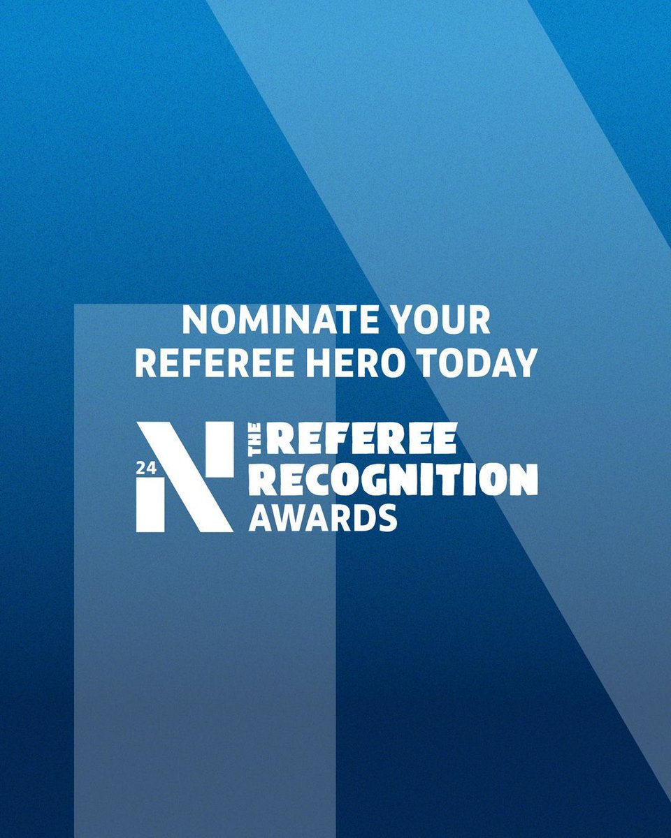 It’s time to nominate a referee who’s championed equality, diversity and inclusion in Refereeing. 👥 They could win the Championing Diversity Award. 🏅 ➡️ buff.ly/4a2HuPn #RefereeRecognitionAwards