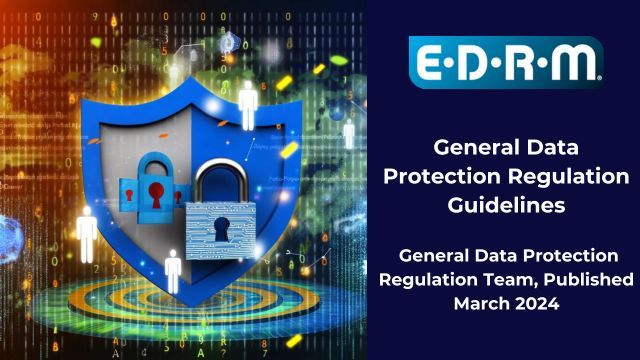 eDiscoveryHQ's tweet image. #GeneralDataProtectionRegulation #Guidelines buff.ly/3vMu2QO