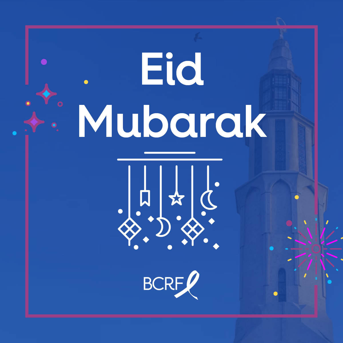 Eid Mubarak! The BCRF family sends our warmest wishes to all who are celebrating Eid al-Fitr.