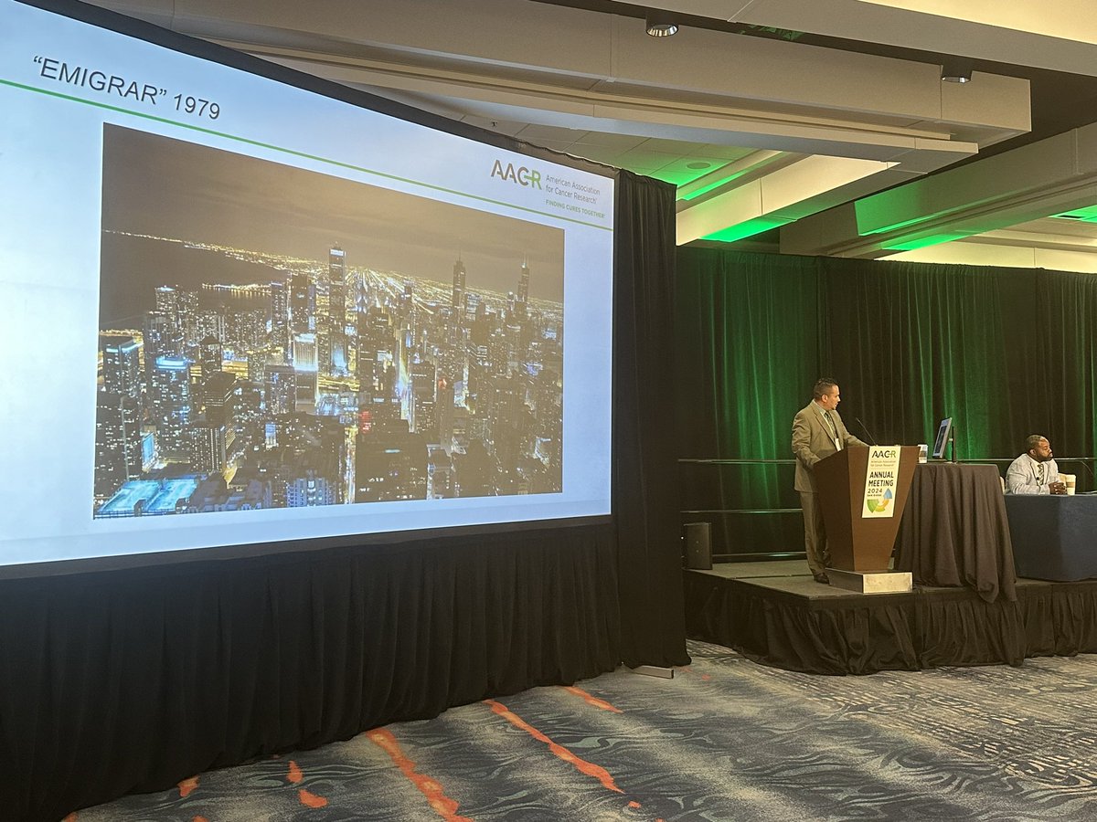 “Where you sit right now sets you up to be behind a podium like I am today talking about cancer.”

-<a href="/JoseTrevinoMD/">Jose G. Trevino MD</a> talks about moving beyond humble beginnings at an #AACR24 session for high school students, The Conquest of Cancer and the Next Generation of Cancer Researchers.