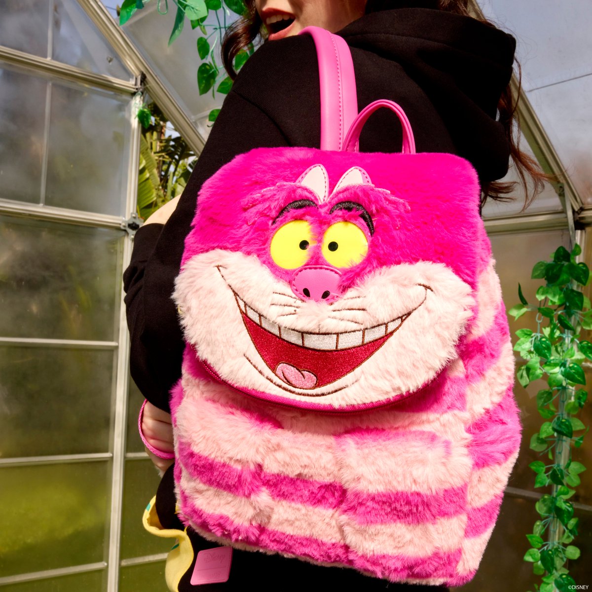 disney alice in wonderland cheshire cat mini-backpack Wondapop 12 Vegan Leather Mini Backpack WondaPOP Disney Mini Backpacks are known for their whimsical Disney prints and designs Loungefly Alice Cheshire Loungefly Loungefly