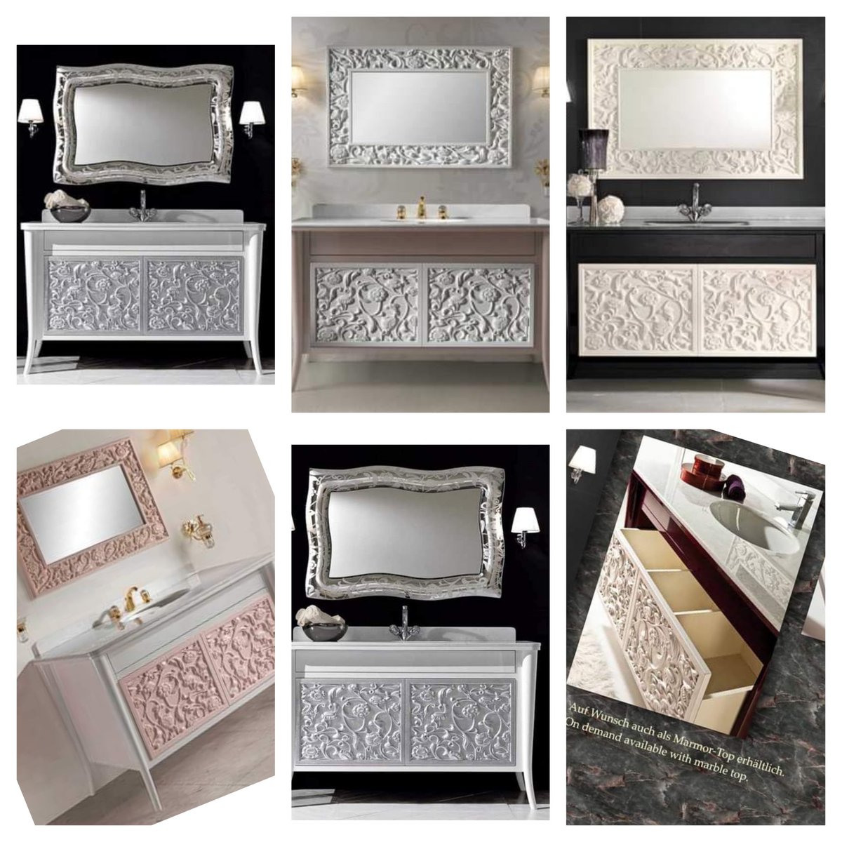 Badezimmermöbel aus #Nachhaltigkeit gefertigt. #interiordesign sowie #handmade aus #Italy .Interieur und Design by Piazza des Wohnens Deutschland.