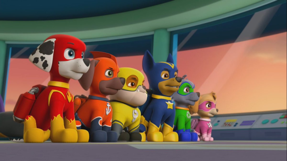 Da3picMeat's tweet photo. Before Mighty Pups there were the Super Pup Outfits. Shame that these were only in 2 eps. (I think) throughout the series cause they were pretty neat overall.
#pawpatrol https://t.co/iM46waECmE