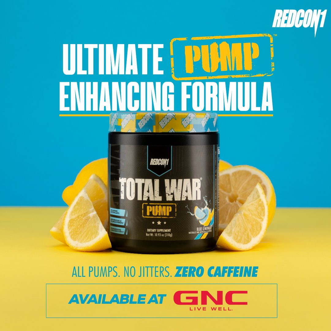TOTAL WAR PUMP IS LIVE! It is taking @briancagegmsi veins to a new world! @GNCLiveWell