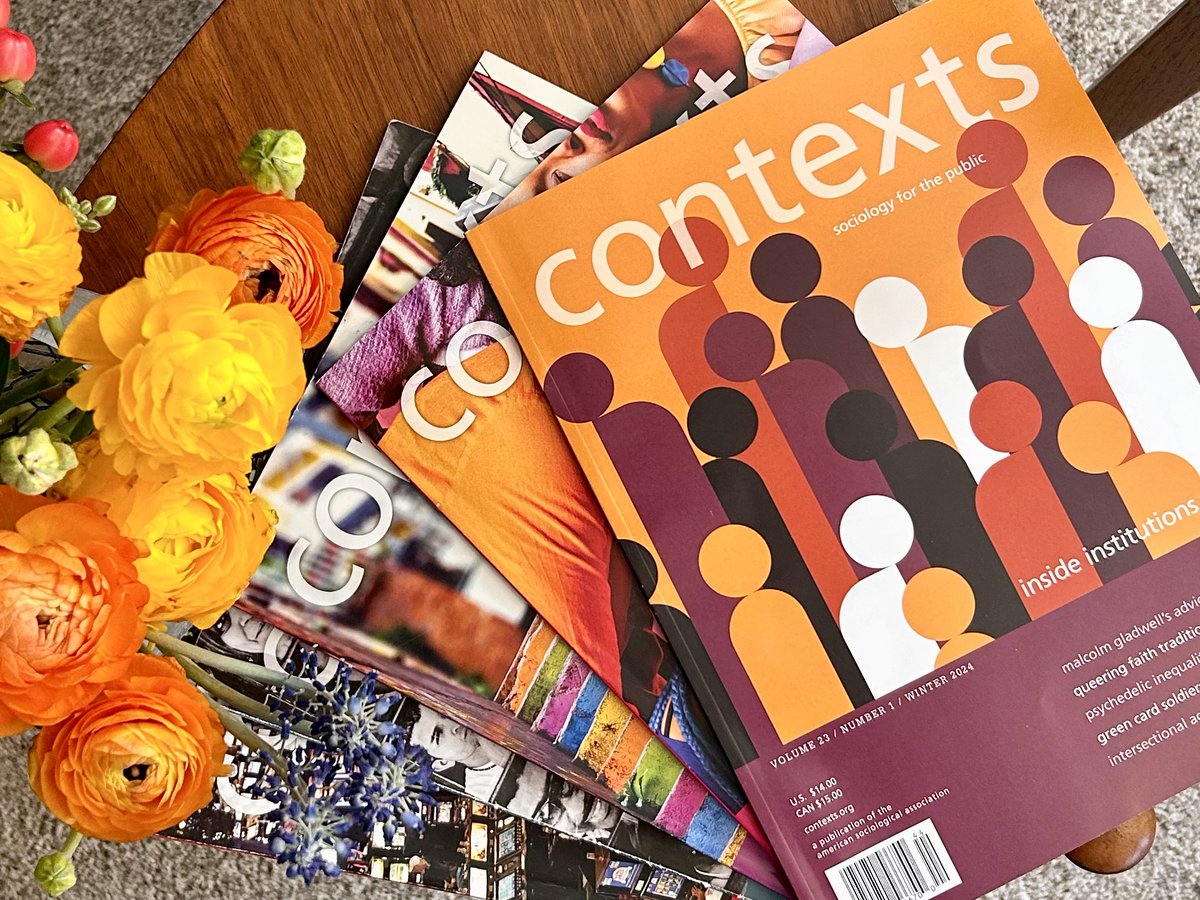 Renewing your @ASAnews membership before the annual conference? We highly suggest choosing @contextsmag as your print journal--it's a great way treat yourself (and your coffee table)!