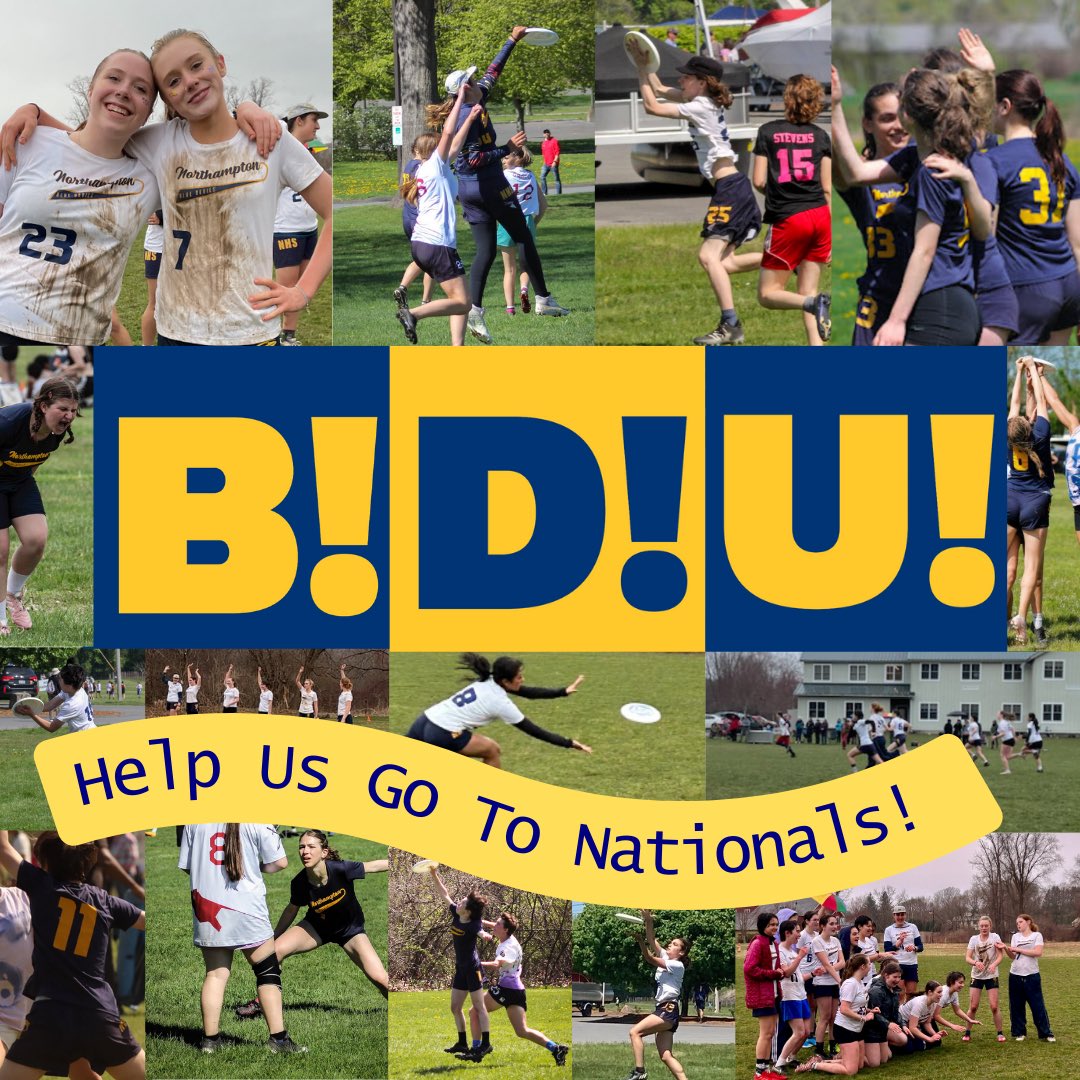 Help the Northampton Girls Ultimate Team reach Nationals! The Team is ranked 15th in the nation and needs your support to cover expenses for 20 people. Your donation is tax-deductible and will help them compete at a national level. Please donate share! gofund.me/5fbc9657