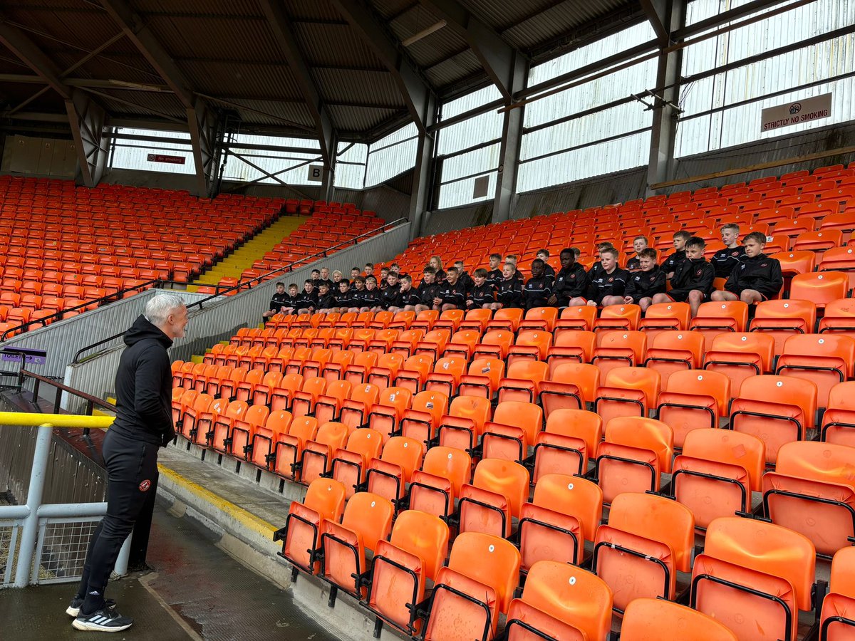Amazing experience for our young academy players today meeting the first team manager and playing with some our academy graduates at Foundation Park Some invaluable insight from the manager and the players to help the boys on their football journey 🟠⚫️