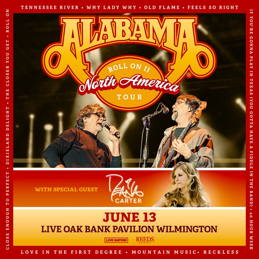 ‼️NEW SHOW ANNOUNCEMENT‼️ ⭐️June 13, 2024 ⭐️ @LiveOakBankPav ⭐️Wilmington, NC With Special Guest @DeanaSings ❗️Tickets go on sale Friday, April 12 at 10AM EDT! 🎫: ticketmaster.com/event/2D006085…